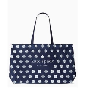Kate Spade Floral Canvas Shopping Tote